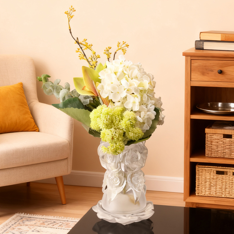 Lost-Wax Støpeprosess Glass Home Decor Krystallglass Vase