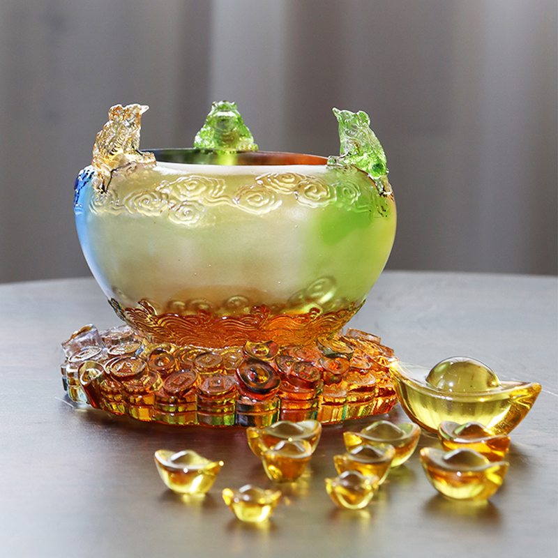 Crystal Cornucopia Skatteskål i glass