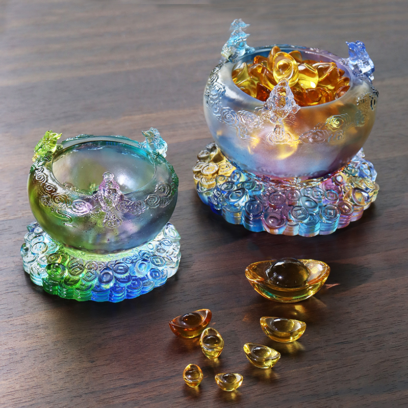 Crystal Cornucopia Skatteskål i glass