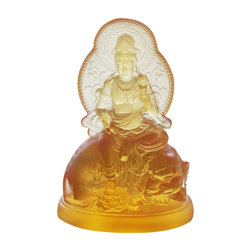 Samantabhadra Bodhisattva glassstatue