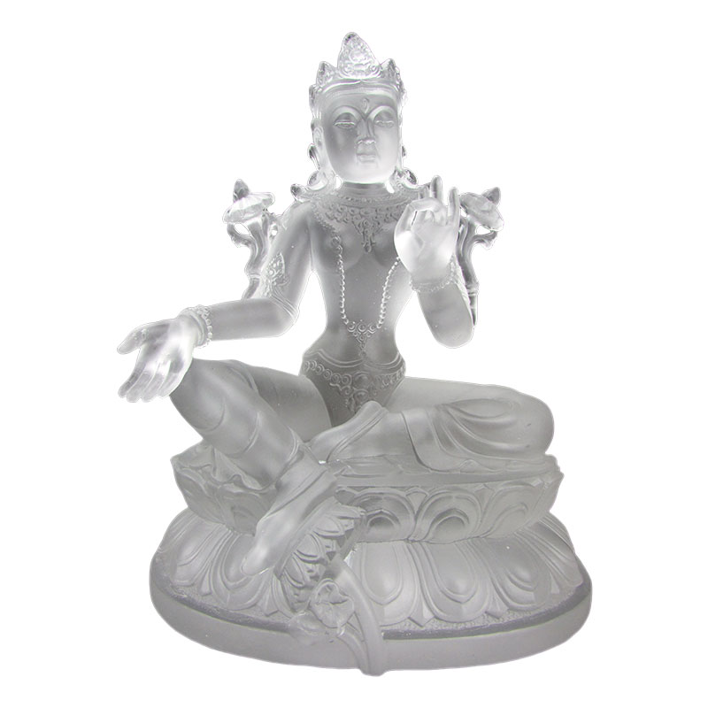 Hvit Tara, Sitatara glassstatuer