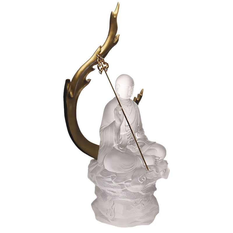 Ksitigarbha Bodhisattva glassstatue