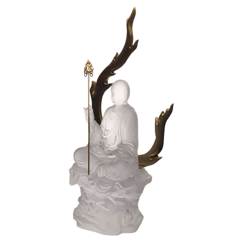 Ksitigarbha Bodhisattva glassstatue