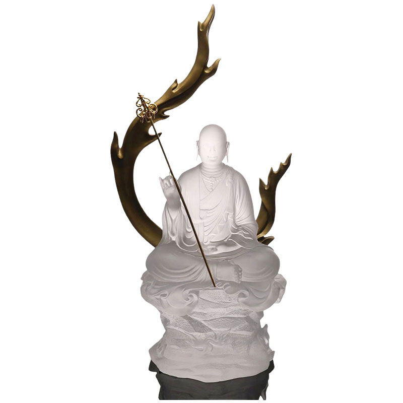 Ksitigarbha Bodhisattva glassstatue