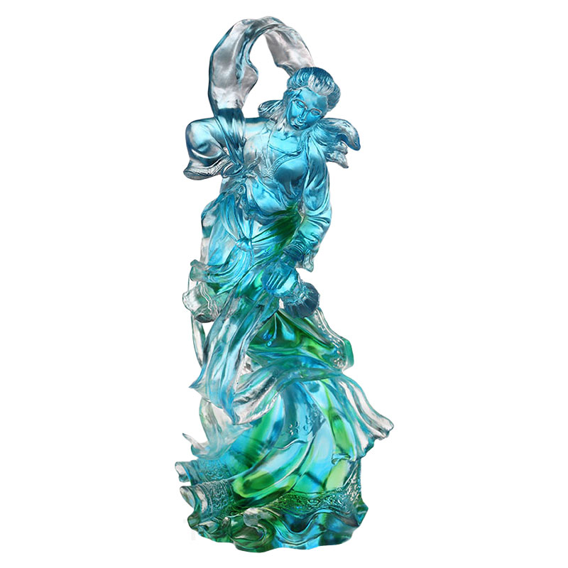 Sky-himmel hibiscus glass figur ornamenter