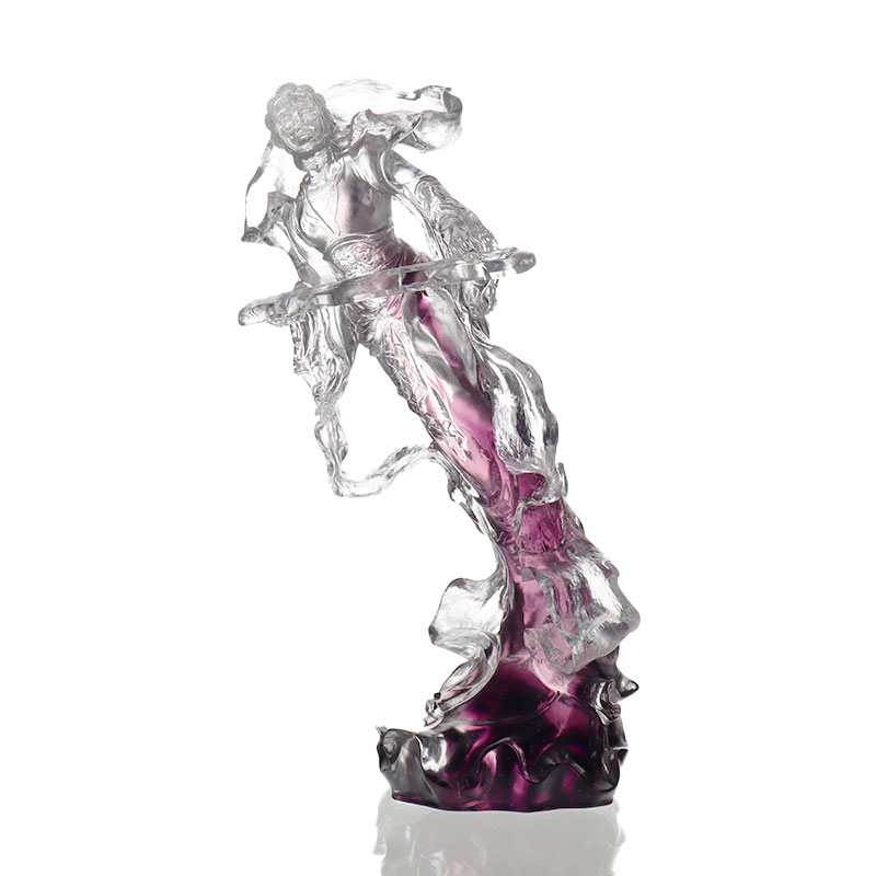 Flying Beauty Glass Figur Art Ornamenter