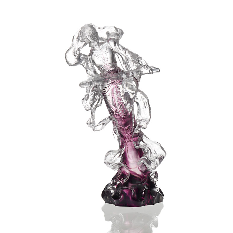Flying Beauty Glass Figur Art Ornamenter