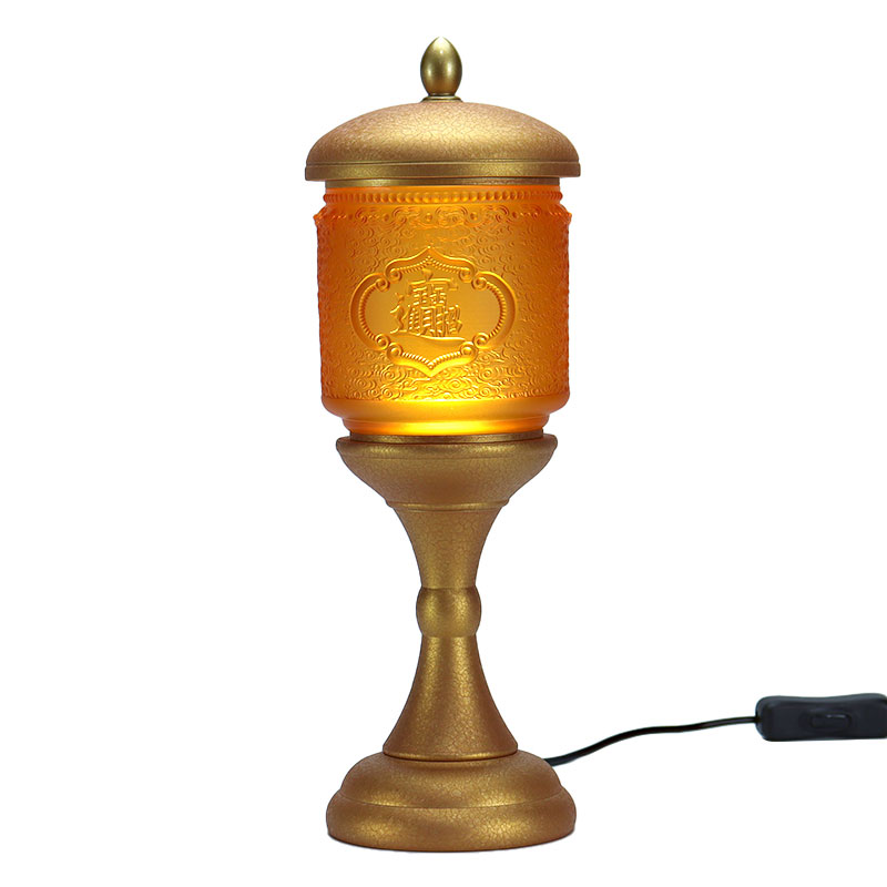 Glassoffer til buddhisttempelet for å bringe rikdom og skatter