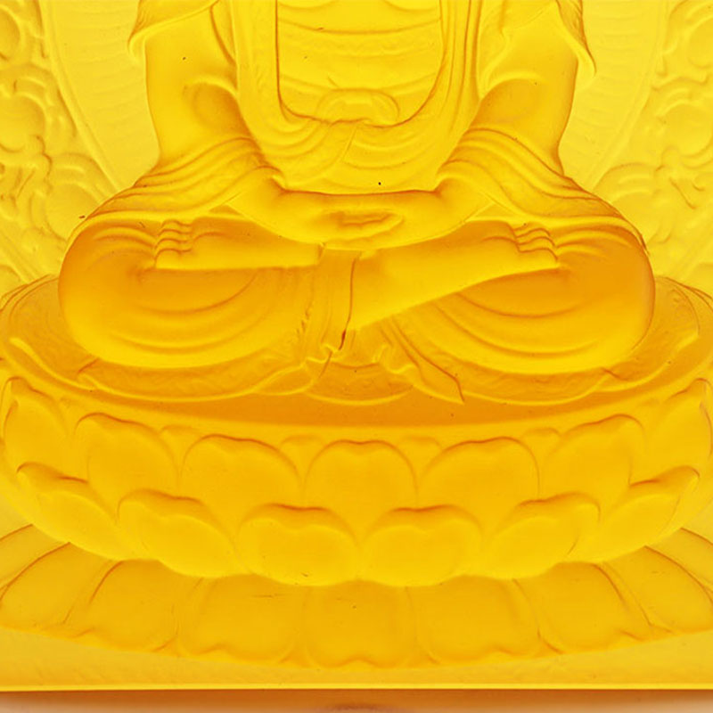 Amitabha Buddha Liuli dekorativ murstein