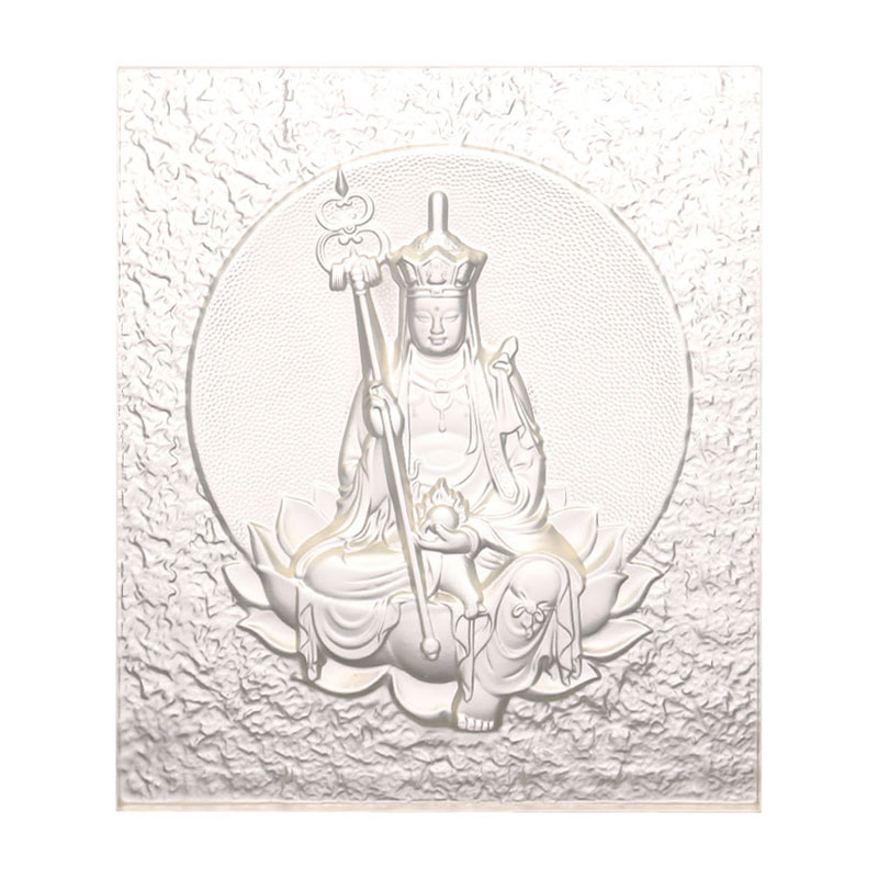 Ksitigarbha Bodhisattva dekorative Liuli-klosser