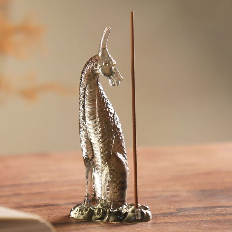 Kirin røkelsesholder i glass