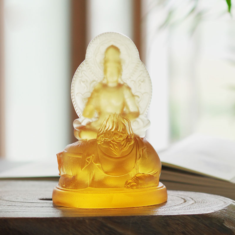 Samantabhadra Bodhisattva glassstatue