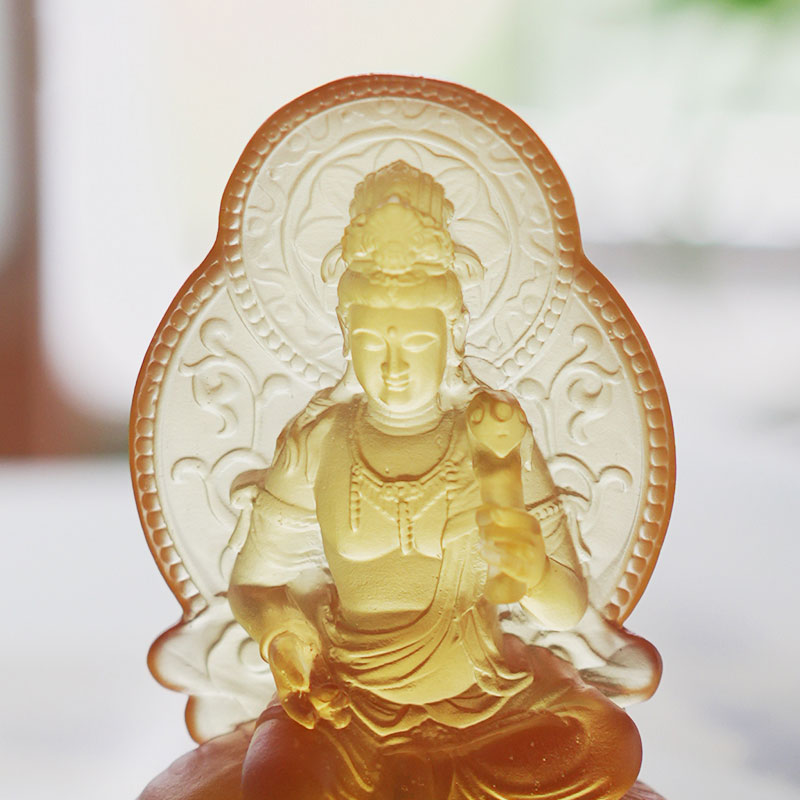 Samantabhadra Bodhisattva glassstatue