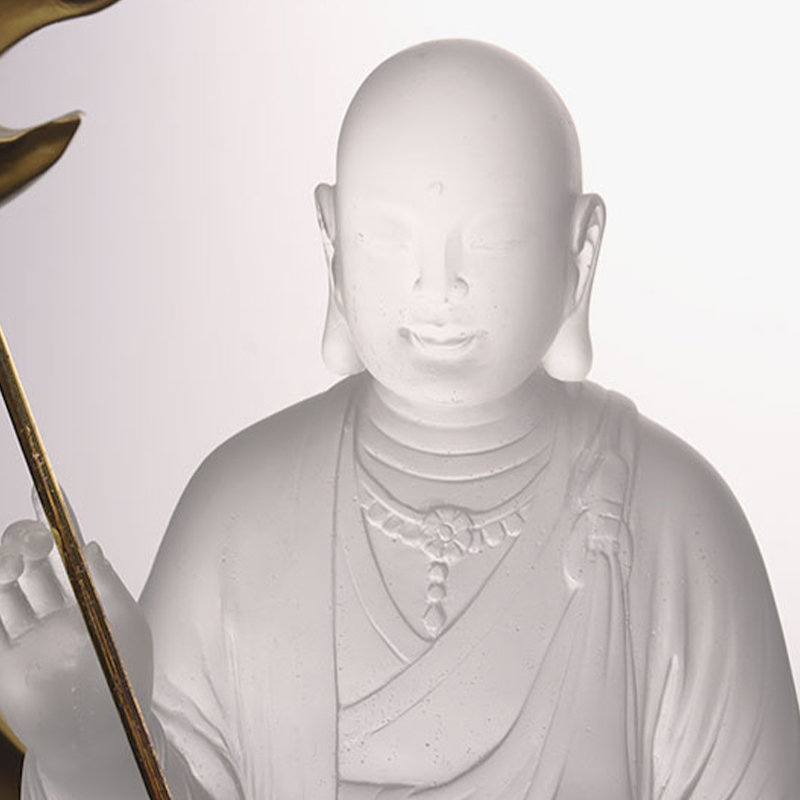 Ksitigarbha Bodhisattva glassstatue